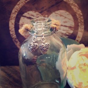 Silver Celtic Heart Earrings! 💕